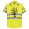 Men's High Visibility Safety Short Sleeve Work Shirt Thumbnail