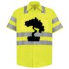 Men's High Visibility Safety Short Sleeve Work Shirt Thumbnail