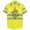 Men's High Visibility Safety Short Sleeve Work Shirt Thumbnail