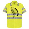 Men's High Visibility Safety Short Sleeve Work Shirt Thumbnail