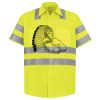 Men's High Visibility Safety Short Sleeve Work Shirt Thumbnail