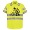 Men's High Visibility Safety Short Sleeve Work Shirt Thumbnail