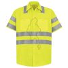 Men's High Visibility Safety Short Sleeve Work Shirt Thumbnail