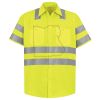 Men's High Visibility Safety Short Sleeve Work Shirt Thumbnail