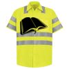 Men's High Visibility Safety Short Sleeve Work Shirt Thumbnail