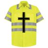 Men's High Visibility Safety Short Sleeve Work Shirt Thumbnail