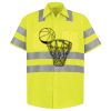 Men's High Visibility Safety Short Sleeve Work Shirt Thumbnail