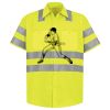Men's High Visibility Safety Short Sleeve Work Shirt Thumbnail