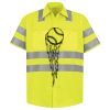 Men's High Visibility Safety Short Sleeve Work Shirt Thumbnail