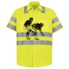 Men's High Visibility Safety Short Sleeve Work Shirt Thumbnail