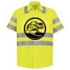 Men's High Visibility Safety Short Sleeve Work Shirt Thumbnail