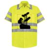 Men's High Visibility Safety Short Sleeve Work Shirt Thumbnail