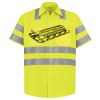 Men's High Visibility Safety Short Sleeve Work Shirt Thumbnail