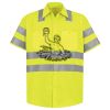 Men's High Visibility Safety Short Sleeve Work Shirt Thumbnail