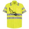 Men's High Visibility Safety Short Sleeve Work Shirt Thumbnail