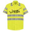 Men's High Visibility Safety Short Sleeve Work Shirt Thumbnail