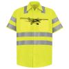Men's High Visibility Safety Short Sleeve Work Shirt Thumbnail