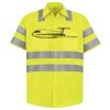 Men's High Visibility Safety Short Sleeve Work Shirt Thumbnail