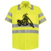 Men's High Visibility Safety Short Sleeve Work Shirt Thumbnail