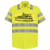 Men's High Visibility Safety Short Sleeve Work Shirt Thumbnail