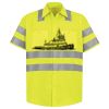 Men's High Visibility Safety Short Sleeve Work Shirt Thumbnail