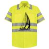 Men's High Visibility Safety Short Sleeve Work Shirt Thumbnail