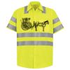 Men's High Visibility Safety Short Sleeve Work Shirt Thumbnail