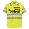Men's High Visibility Safety Short Sleeve Work Shirt Thumbnail