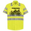 Men's High Visibility Safety Short Sleeve Work Shirt Thumbnail