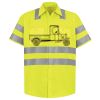 Men's High Visibility Safety Short Sleeve Work Shirt Thumbnail