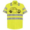 Men's High Visibility Safety Short Sleeve Work Shirt Thumbnail