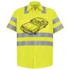 Men's High Visibility Safety Short Sleeve Work Shirt Thumbnail