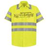 Men's High Visibility Safety Short Sleeve Work Shirt Thumbnail