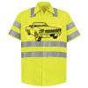 Men's High Visibility Safety Short Sleeve Work Shirt Thumbnail