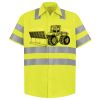 Men's High Visibility Safety Short Sleeve Work Shirt Thumbnail