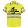 Men's High Visibility Safety Short Sleeve Work Shirt Thumbnail