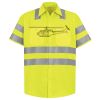 Men's High Visibility Safety Short Sleeve Work Shirt Thumbnail