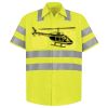 Men's High Visibility Safety Short Sleeve Work Shirt Thumbnail