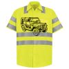 Men's High Visibility Safety Short Sleeve Work Shirt Thumbnail