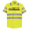 Men's High Visibility Safety Short Sleeve Work Shirt Thumbnail