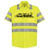 Men's High Visibility Safety Short Sleeve Work Shirt Thumbnail