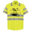 Men's High Visibility Safety Short Sleeve Work Shirt Thumbnail