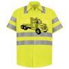 Men's High Visibility Safety Short Sleeve Work Shirt Thumbnail