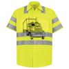 Men's High Visibility Safety Short Sleeve Work Shirt Thumbnail