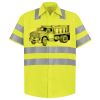 Men's High Visibility Safety Short Sleeve Work Shirt Thumbnail