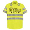 Men's High Visibility Safety Short Sleeve Work Shirt Thumbnail