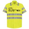 Men's High Visibility Safety Short Sleeve Work Shirt Thumbnail