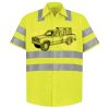 Men's High Visibility Safety Short Sleeve Work Shirt Thumbnail