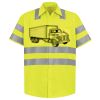 Men's High Visibility Safety Short Sleeve Work Shirt Thumbnail