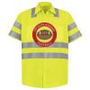 Men's High Visibility Safety Short Sleeve Work Shirt Thumbnail